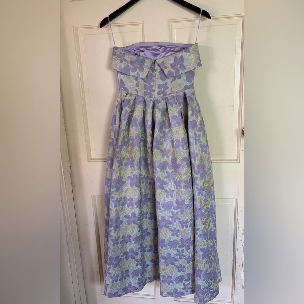 NWT Petal & Pup Rhea Strapless Midi Dress - Sage Floral - Size Small - Picture 9 of 11